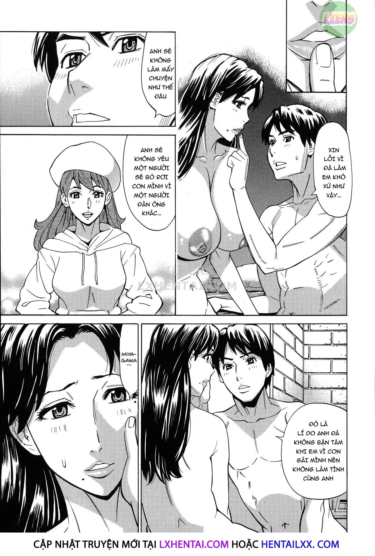 HentaiVN.net - Ảnh 9 - Hitozuma Koi Hanabi [Hajimete no Furin ga 3P ni Itaru made] - Chap 6