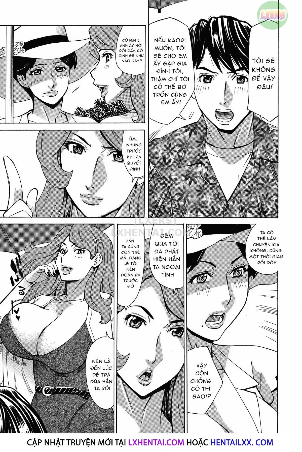 HentaiVN.net - Ảnh 9 - Hitozuma Koi Hanabi [Hajimete no Furin ga 3P ni Itaru made] - Chap 8