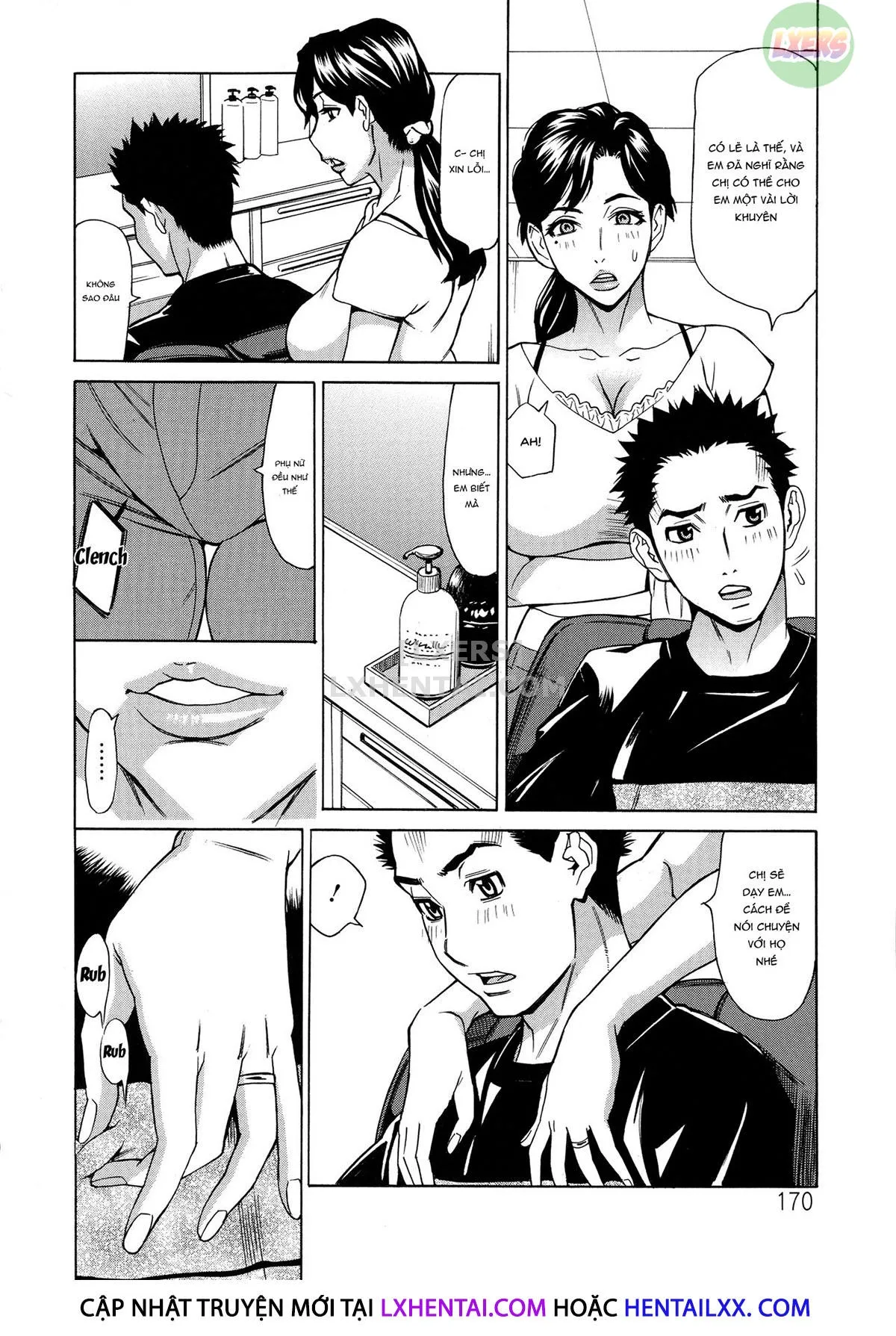 HentaiVN.net - Ảnh 10 - Hitozuma Koi Hanabi [Hajimete no Furin ga 3P ni Itaru made] - Chap 9