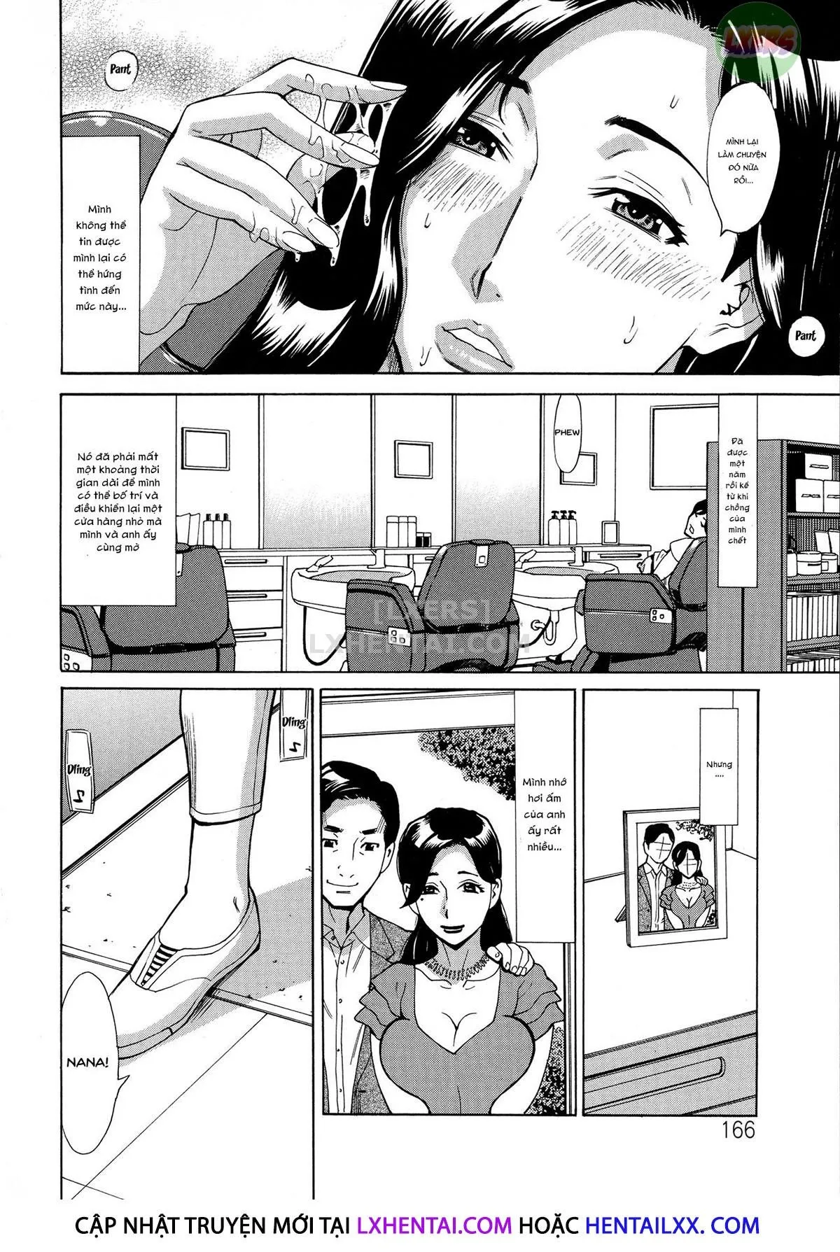 HentaiVN.net - Ảnh 6 - Hitozuma Koi Hanabi [Hajimete no Furin ga 3P ni Itaru made] - Chap 9