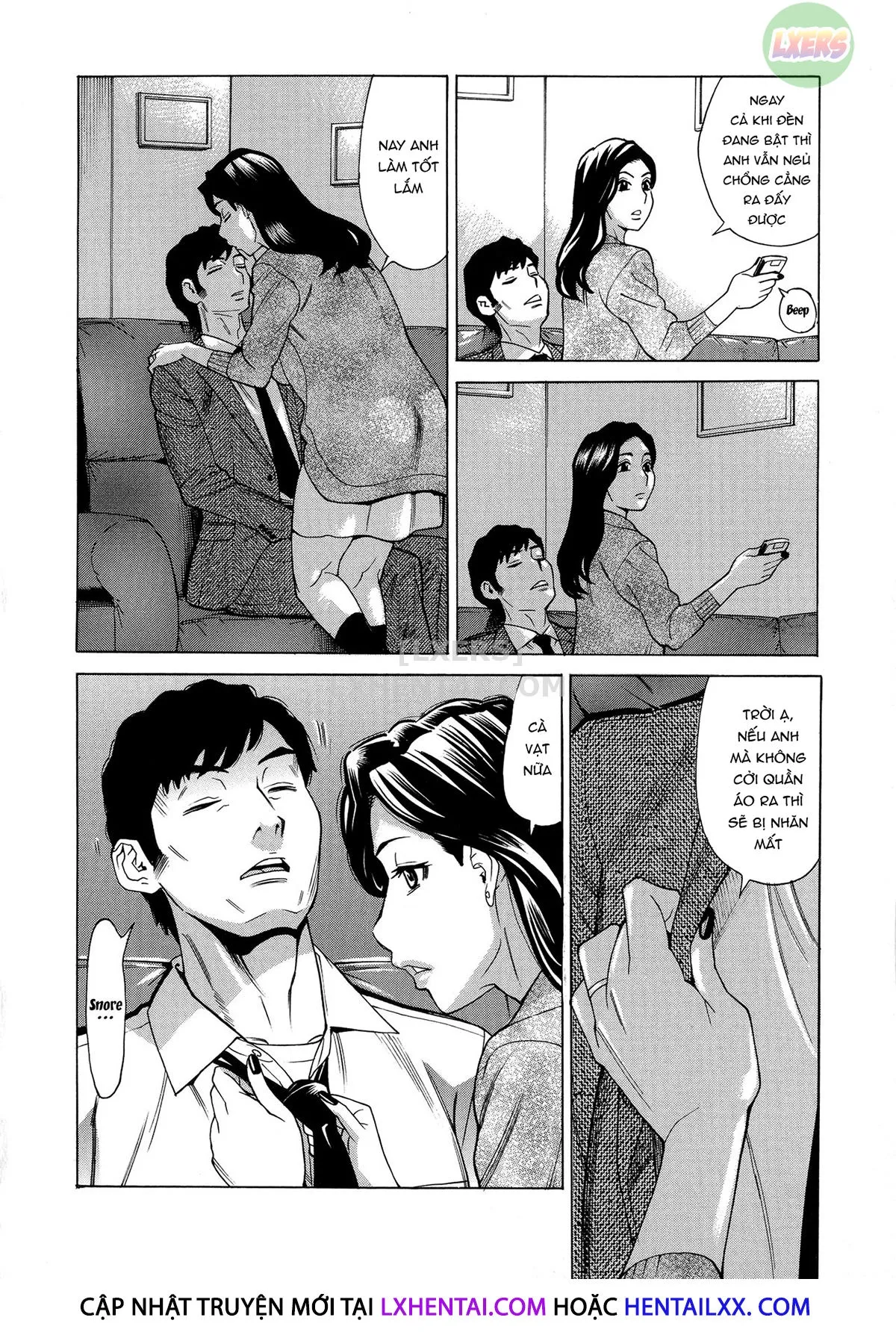 HentaiVN.net - Ảnh 10 - Hitozuma Koi Hanabi [Hajimete no Furin ga 3P ni Itaru made] - Chap 10 - END