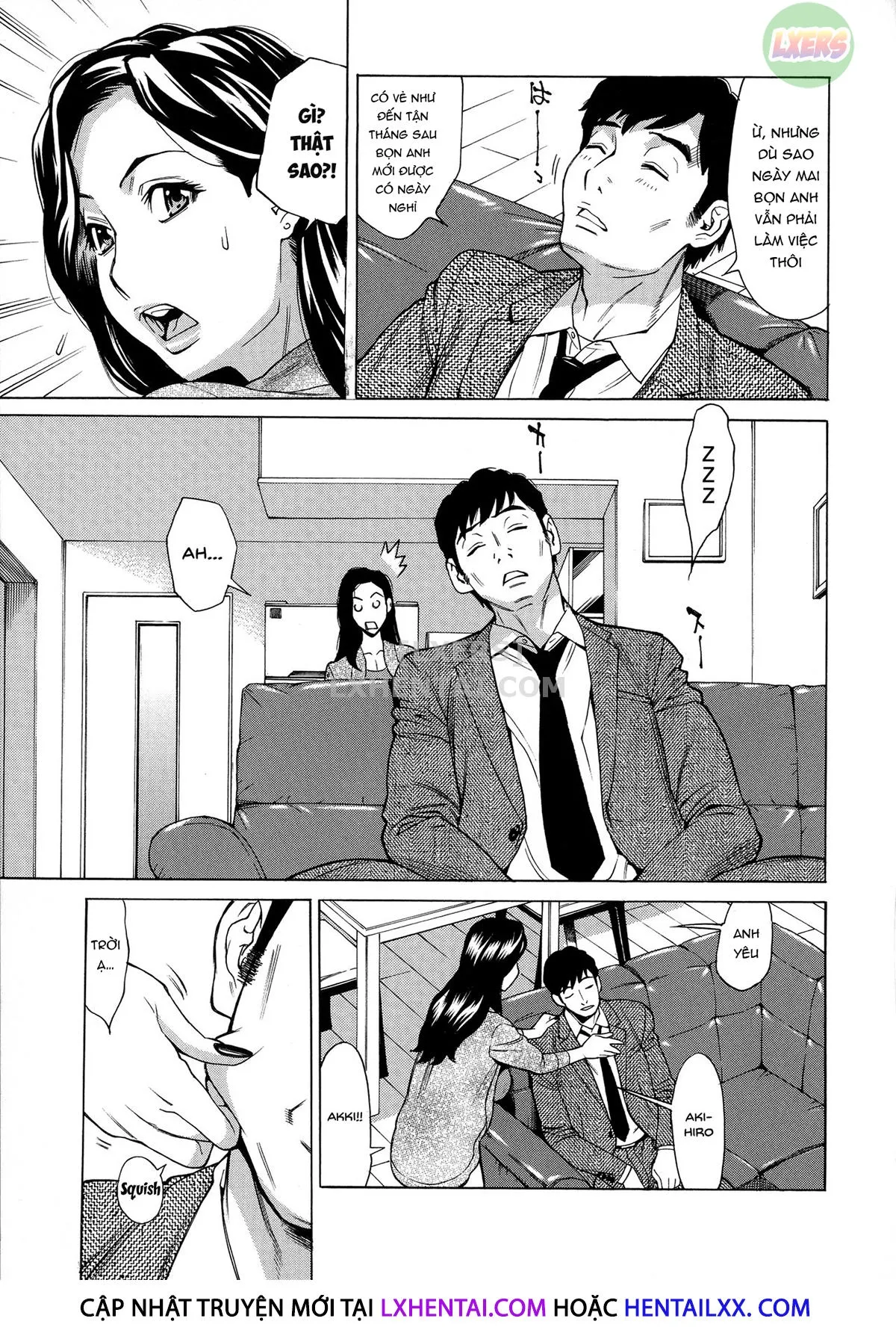 HentaiVN.net - Ảnh 9 - Hitozuma Koi Hanabi [Hajimete no Furin ga 3P ni Itaru made] - Chap 10 - END