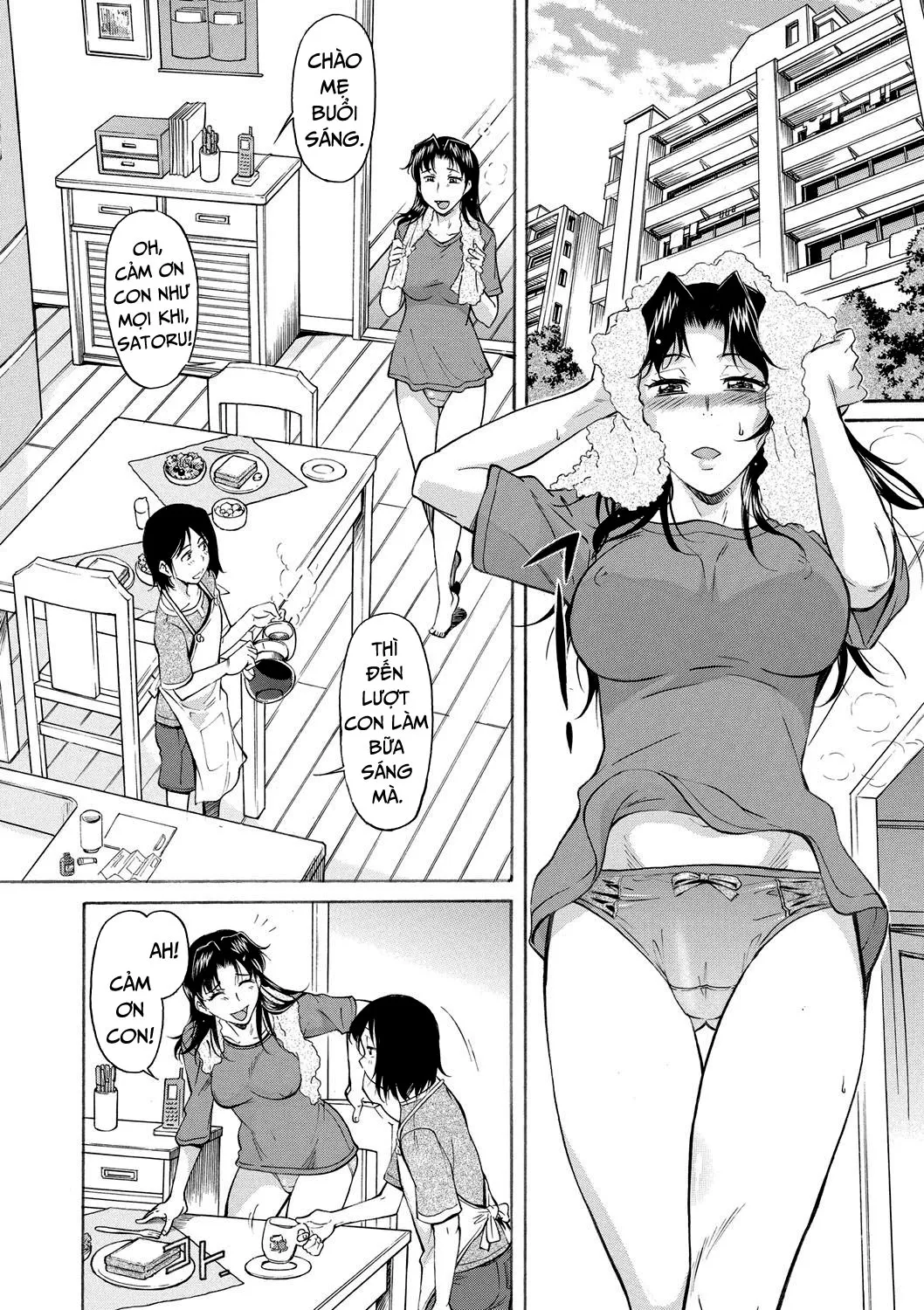 HentaiVN.net - Ảnh 7 - Mom is Only Mine - Chap 1