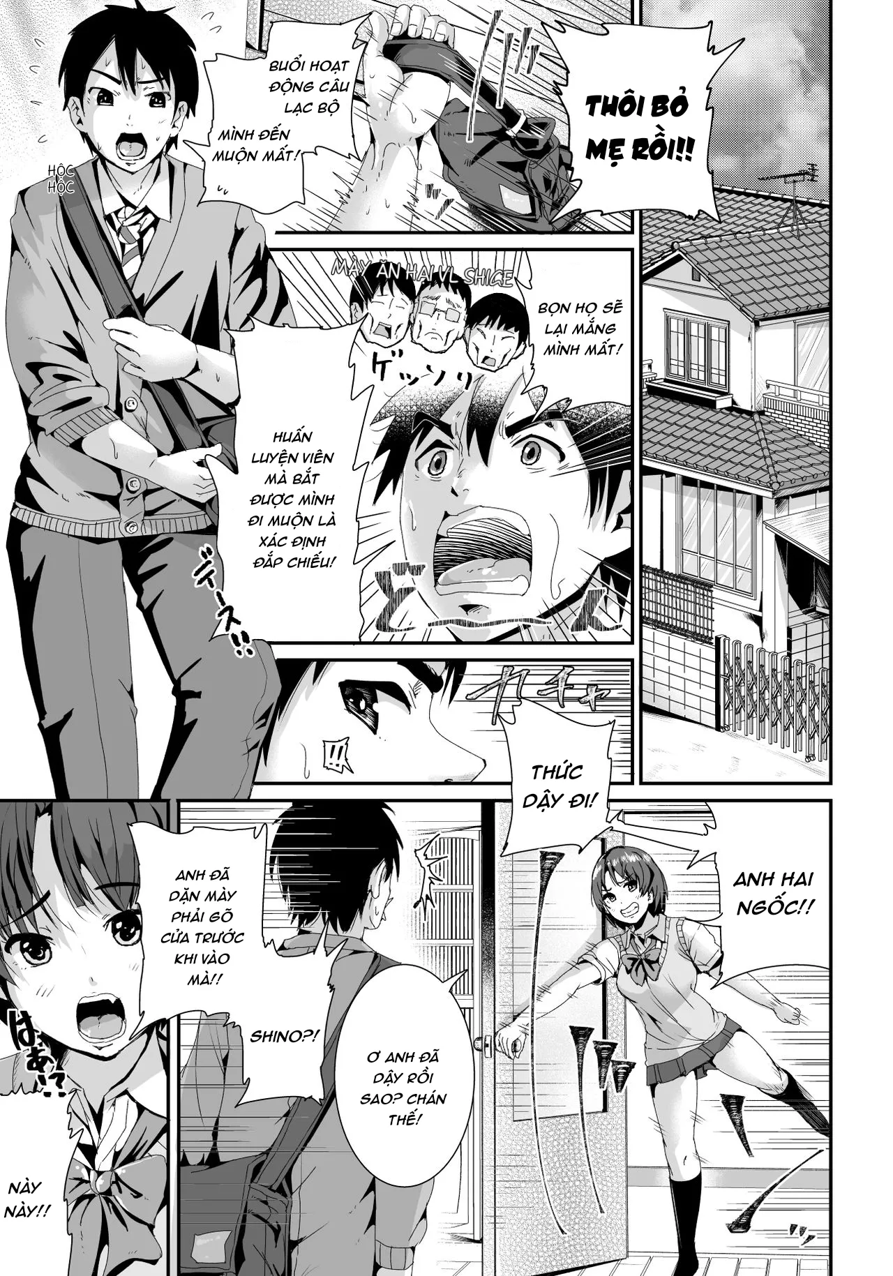HentaiVN.net - Ảnh 23 - Họ muốn gạ địt một thằng trai tân như tôi! [Doutei no Ore o Yuuwaku suru Ecchi na Joshi-tachi!?] - Chap 1