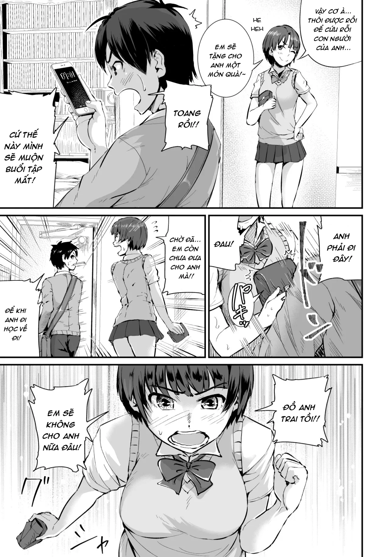 HentaiVN.net - Ảnh 25 - Họ muốn gạ địt một thằng trai tân như tôi! [Doutei no Ore o Yuuwaku suru Ecchi na Joshi-tachi!?] - Chap 1
