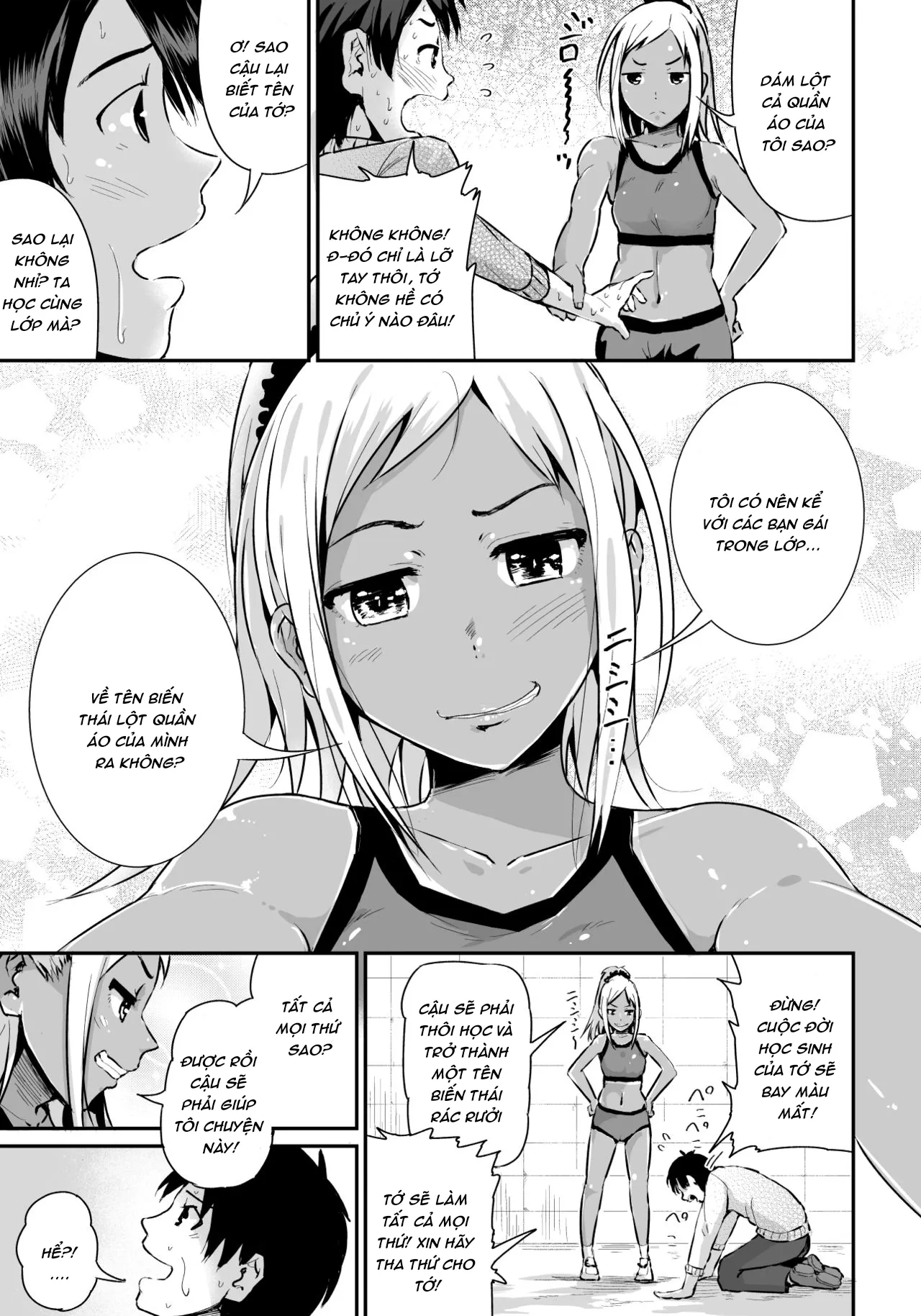 HentaiVN.net - Ảnh 31 - Họ muốn gạ địt một thằng trai tân như tôi! [Doutei no Ore o Yuuwaku suru Ecchi na Joshi-tachi!?] - Chap 1