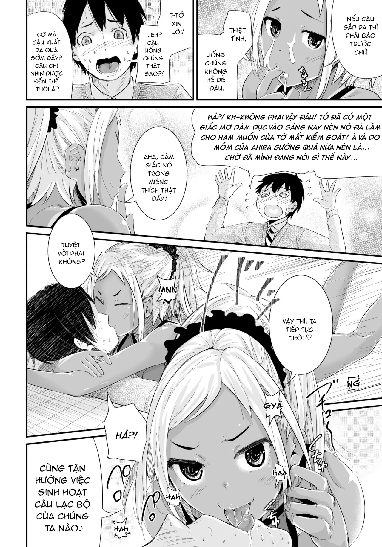 HentaiVN.net - Ảnh 12 - Họ muốn gạ địt một thằng trai tân như tôi! [Doutei no Ore o Yuuwaku suru Ecchi na Joshi-tachi!?] - Chap 2