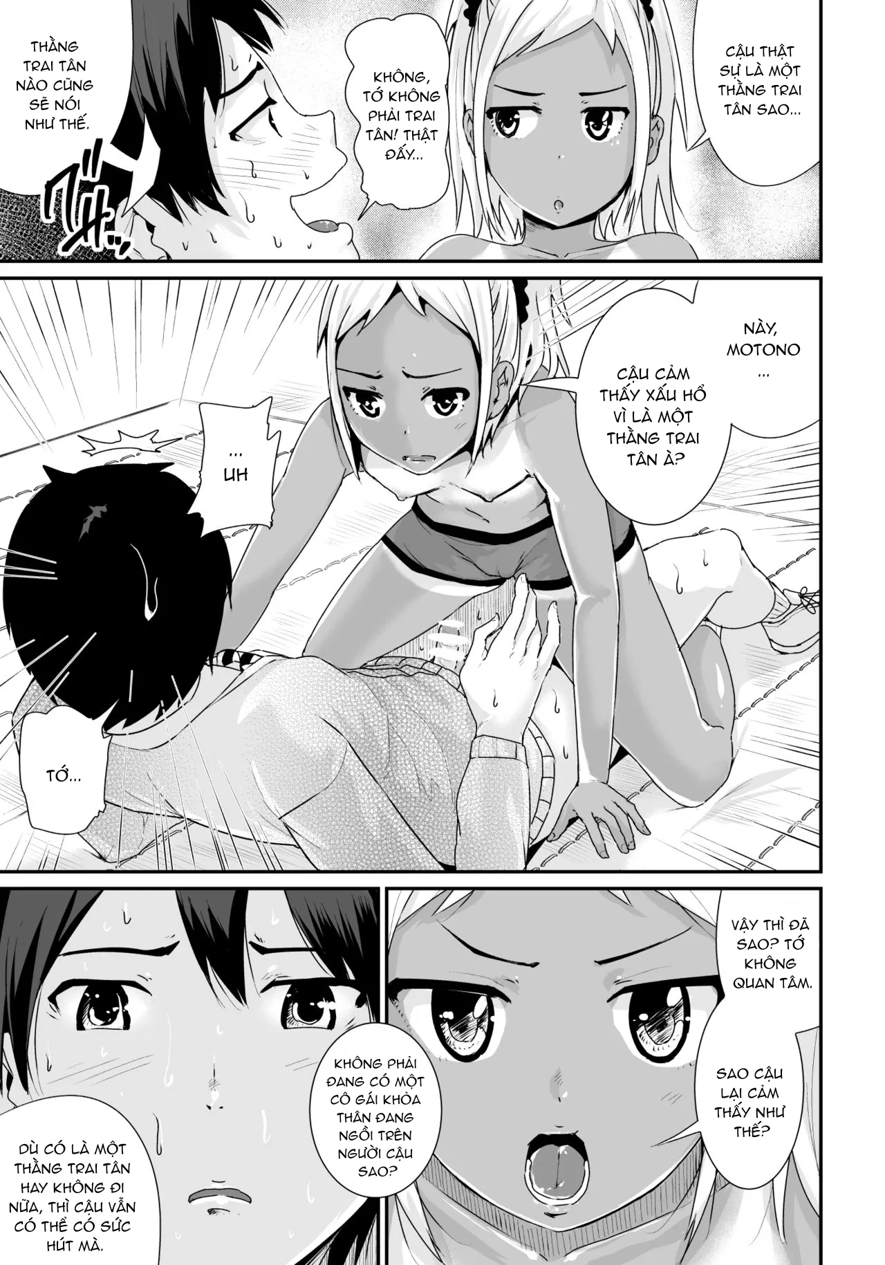HentaiVN.net - Ảnh 17 - Họ muốn gạ địt một thằng trai tân như tôi! [Doutei no Ore o Yuuwaku suru Ecchi na Joshi-tachi!?] - Chap 2
