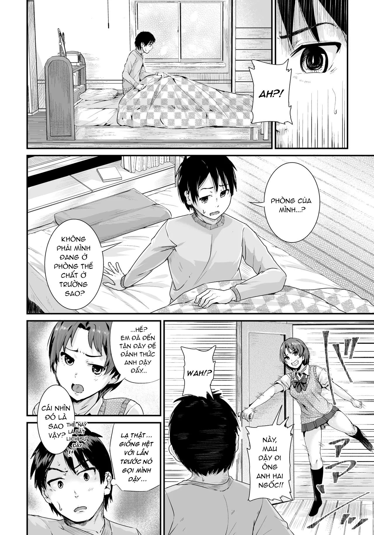 HentaiVN.net - Ảnh 32 - Họ muốn gạ địt một thằng trai tân như tôi! [Doutei no Ore o Yuuwaku suru Ecchi na Joshi-tachi!?] - Chap 2