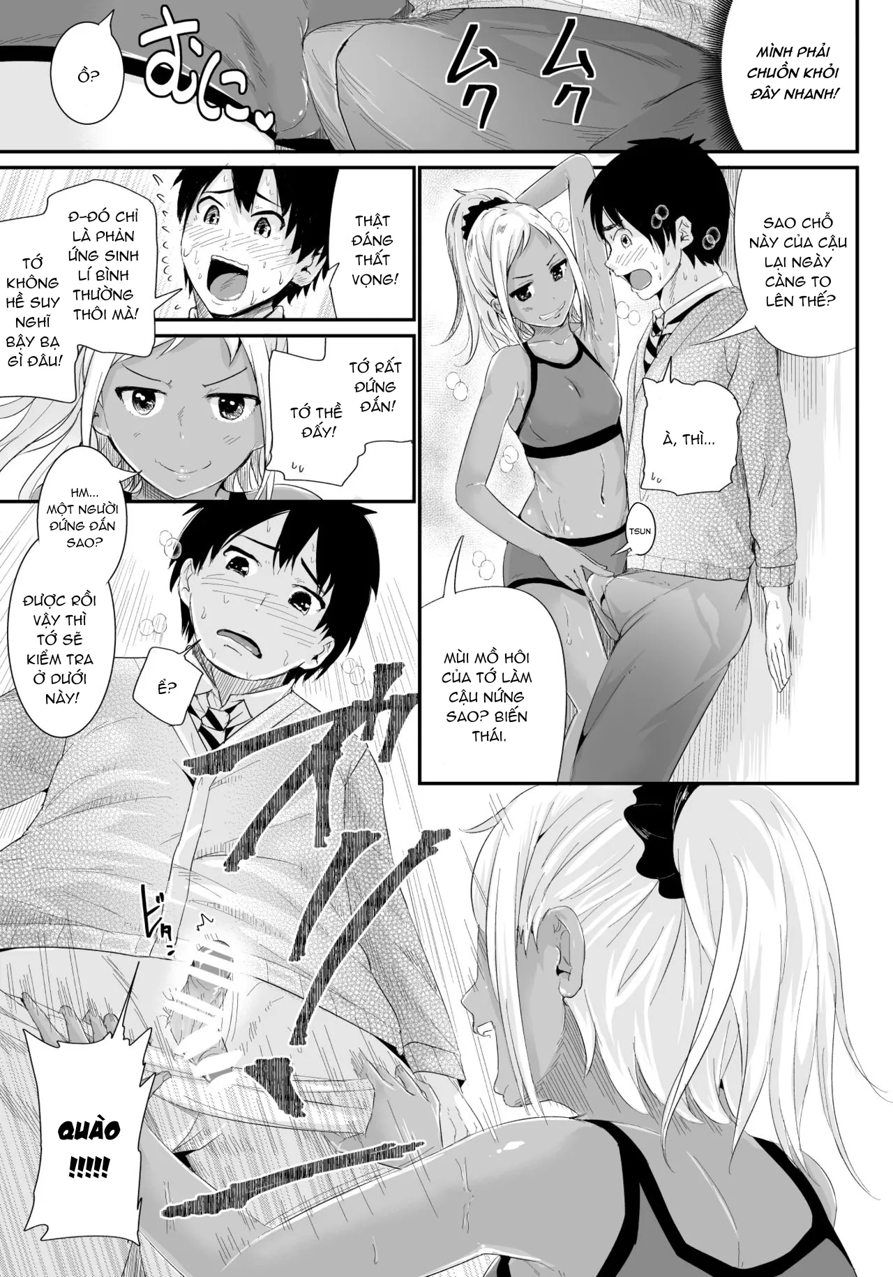 HentaiVN.net - Ảnh 5 - Họ muốn gạ địt một thằng trai tân như tôi! [Doutei no Ore o Yuuwaku suru Ecchi na Joshi-tachi!?] - Chap 2