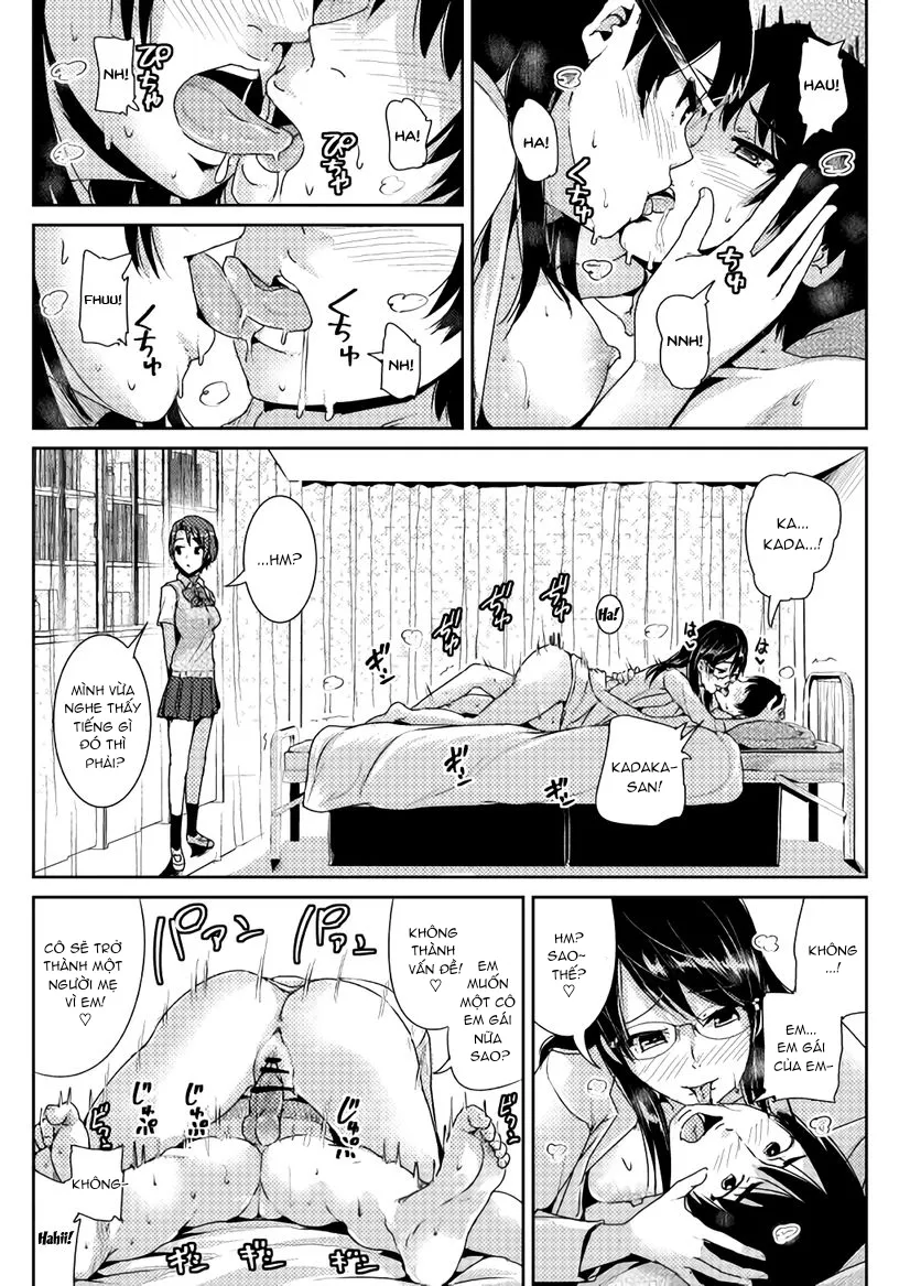 HentaiVN.net - Ảnh 23 - Họ muốn gạ địt một thằng trai tân như tôi! [Doutei no Ore o Yuuwaku suru Ecchi na Joshi-tachi!?] - Chap 3