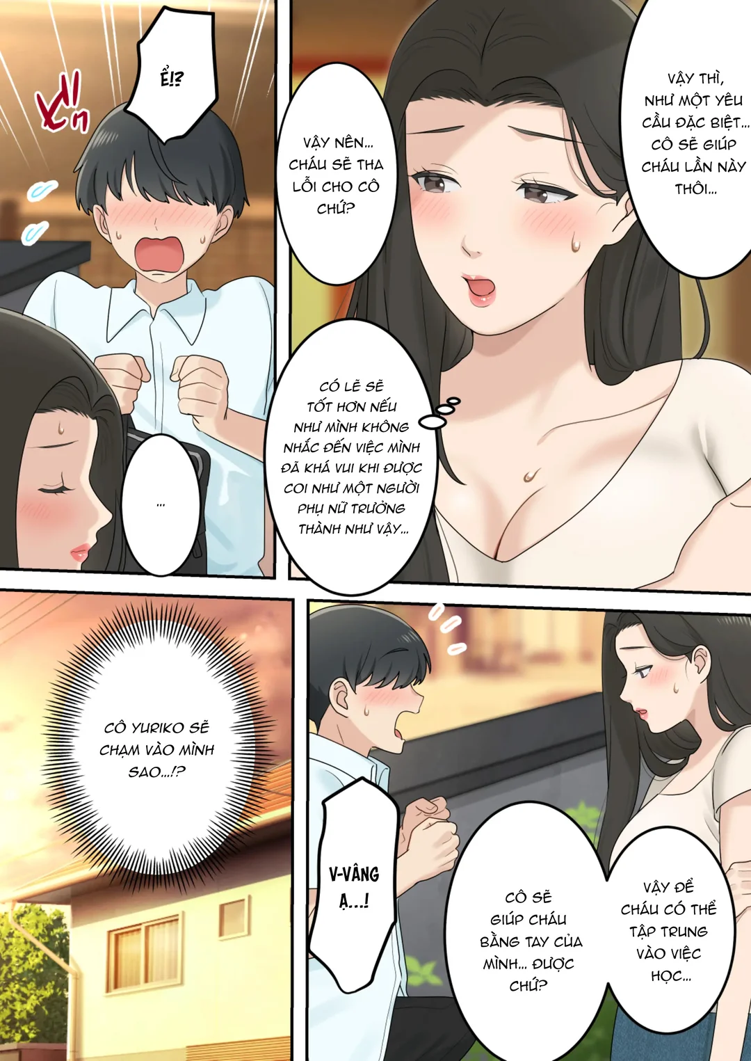 HentaiVN.net - Ảnh 14 - Tôi lén lút hẹn hò với mẹ bạn - Oneshot
