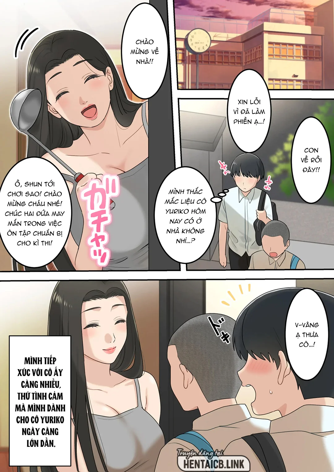 HentaiVN.net - Ảnh 7 - Tôi lén lút hẹn hò với mẹ bạn - Oneshot