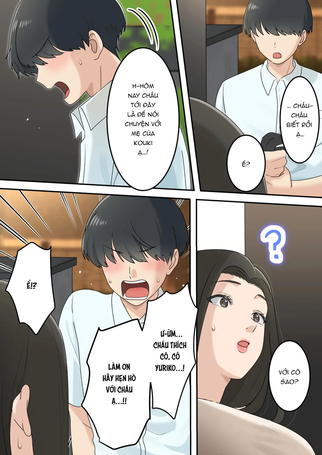 HentaiVN.net - Ảnh 9 - Tôi lén lút hẹn hò với mẹ bạn - Oneshot