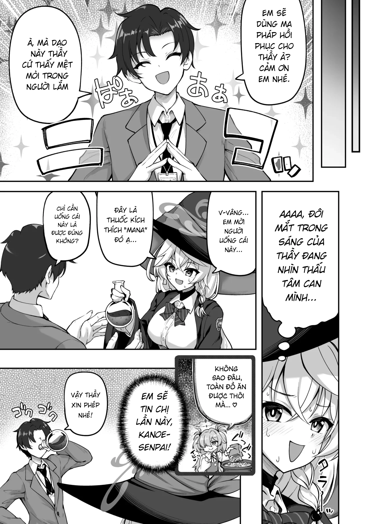 HentaiVN.net - Ảnh 6 - Master ga Genki ni Naru Mahou desu! - One shot khô dái