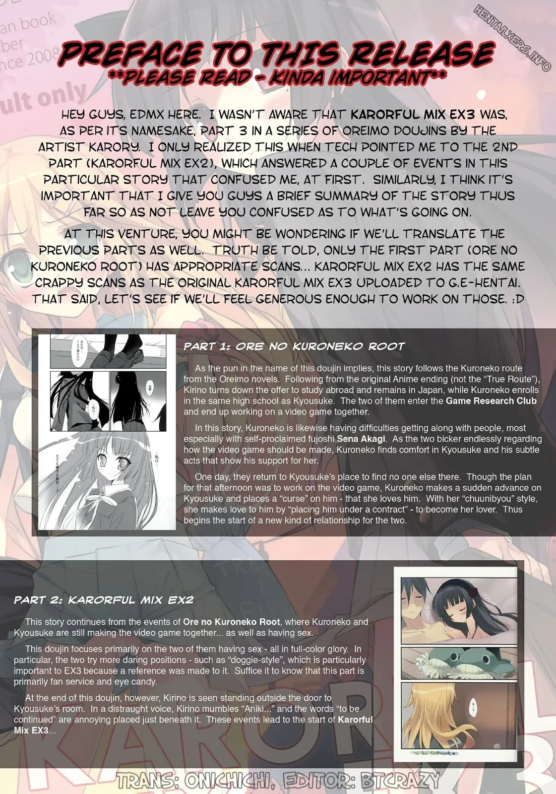 HentaiVN.net - Ảnh 2 - Karorful Mix EX 1 (Ore No Imouto Ga Konna Ni Kawaii Wake Ga Nai) - Oneshot