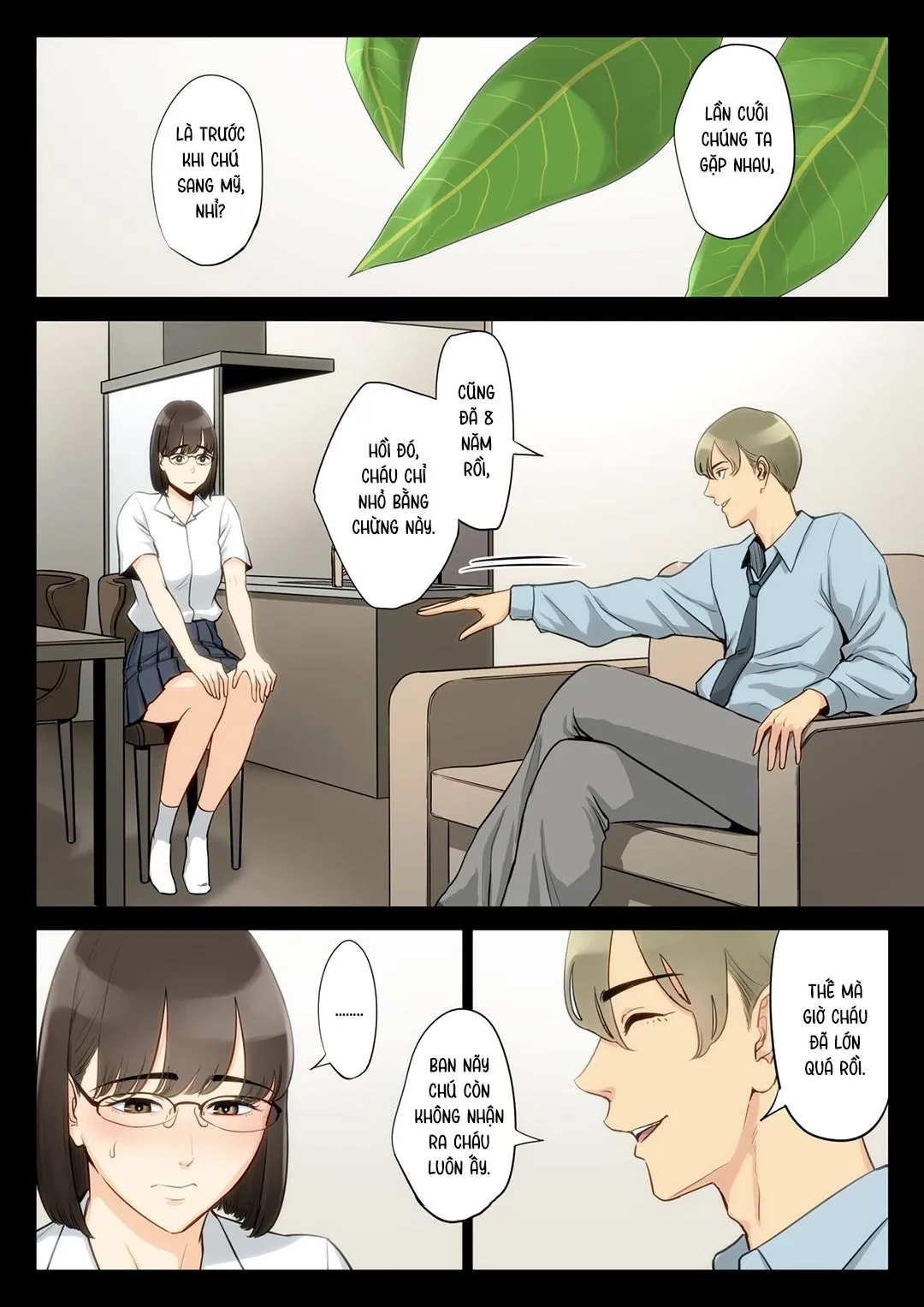 HentaiVN.net - Ảnh 9 - Tôi, mẹ và chú [Watashi, Oji, Haha.] - Chap 1
