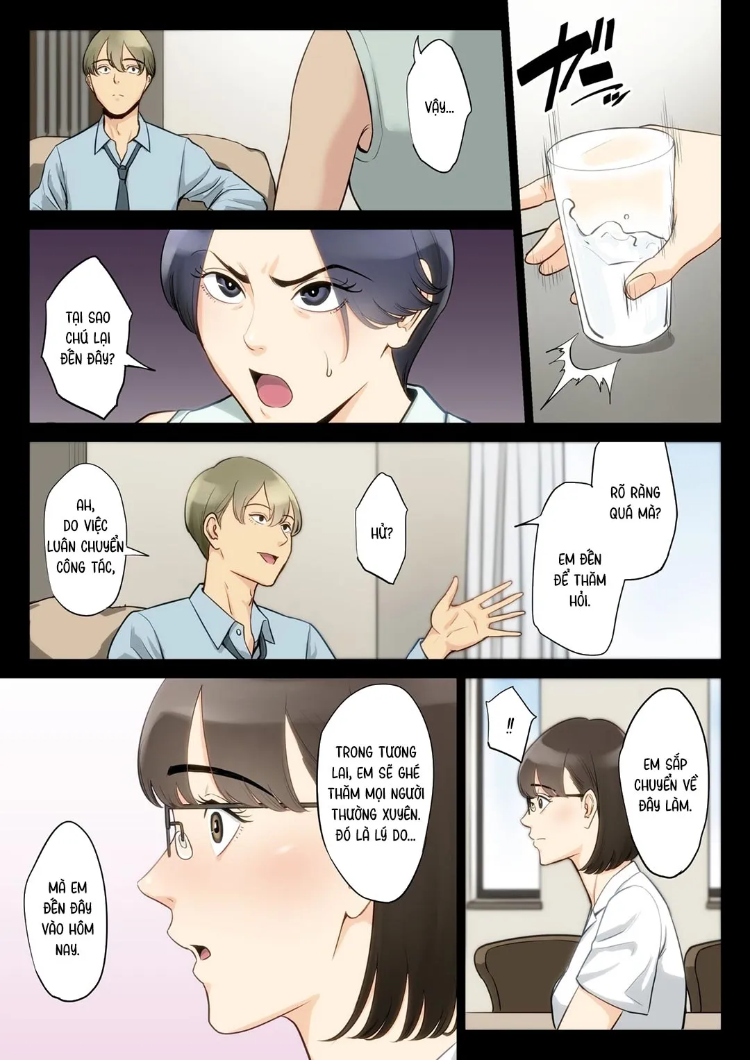 HentaiVN.net - Ảnh 10 - Tôi, mẹ và chú [Watashi, Oji, Haha.] - Chap 1