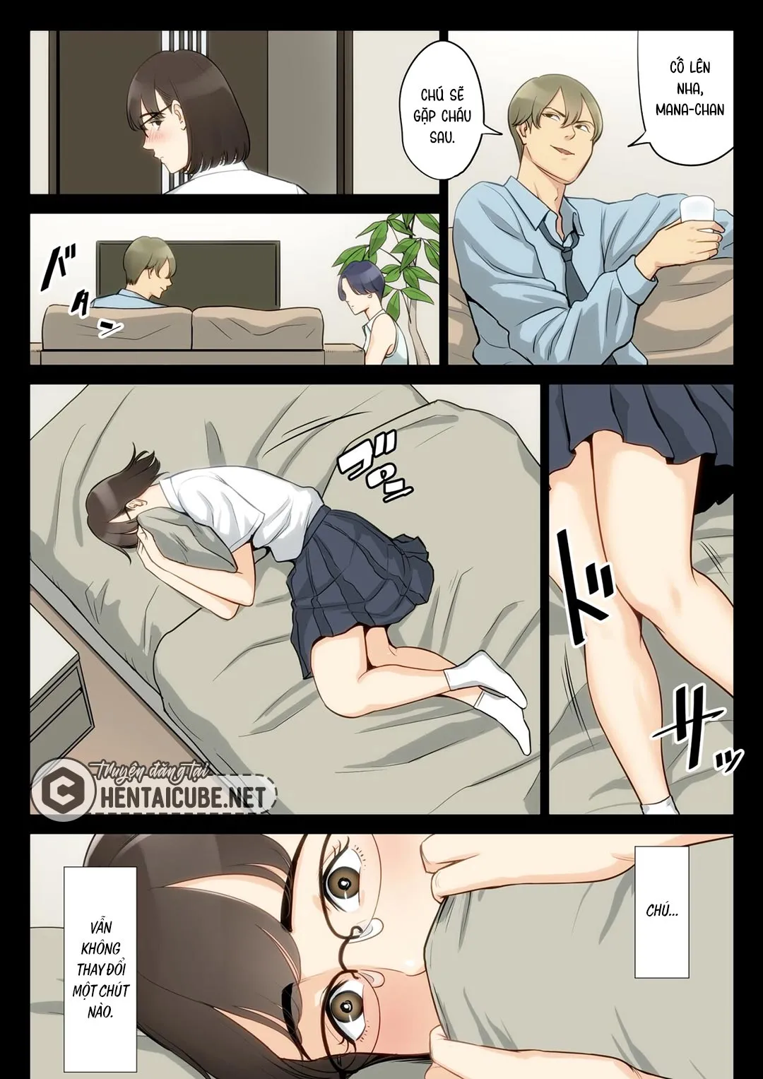HentaiVN.net - Ảnh 12 - Tôi, mẹ và chú [Watashi, Oji, Haha.] - Chap 1