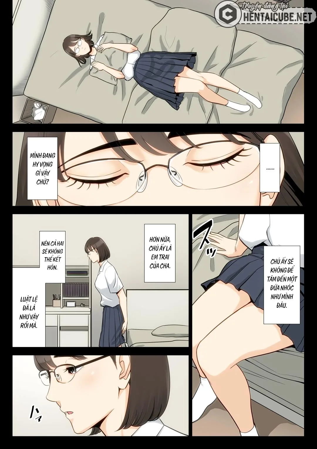 HentaiVN.net - Ảnh 15 - Tôi, mẹ và chú [Watashi, Oji, Haha.] - Chap 1