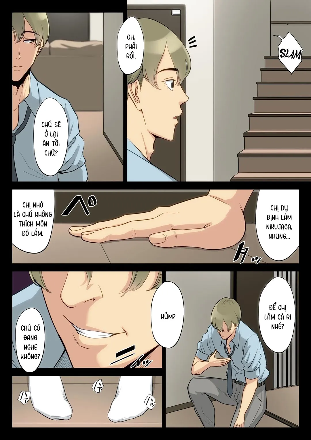 HentaiVN.net - Ảnh 27 - Tôi, mẹ và chú [Watashi, Oji, Haha.] - Chap 1