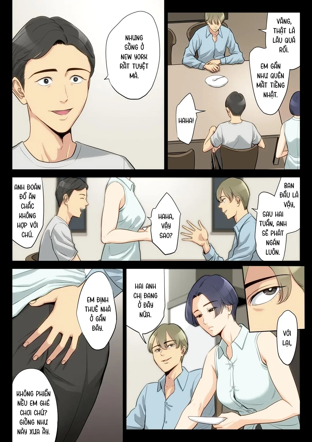 HentaiVN.net - Ảnh 29 - Tôi, mẹ và chú [Watashi, Oji, Haha.] - Chap 1