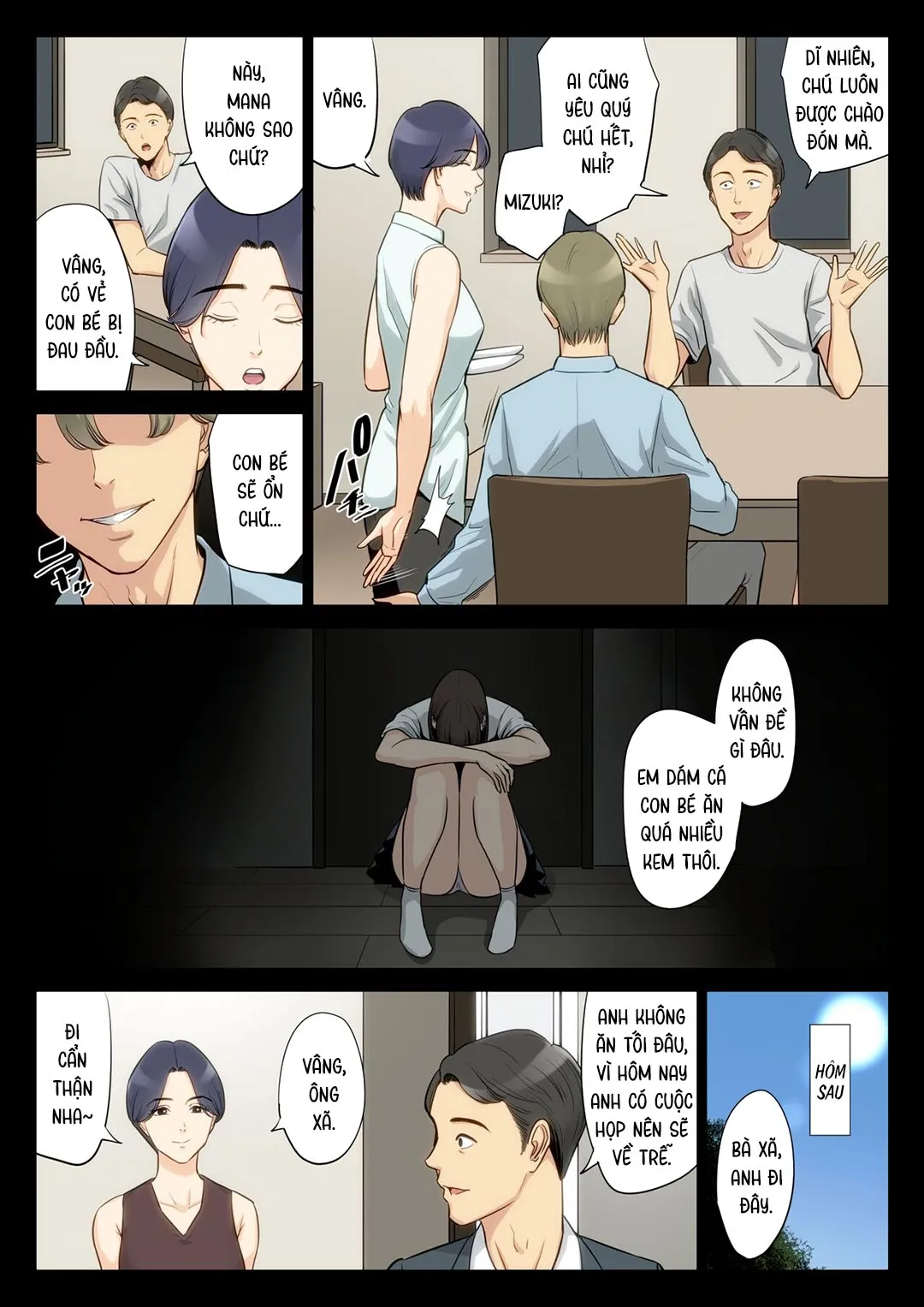 HentaiVN.net - Ảnh 30 - Tôi, mẹ và chú [Watashi, Oji, Haha.] - Chap 1