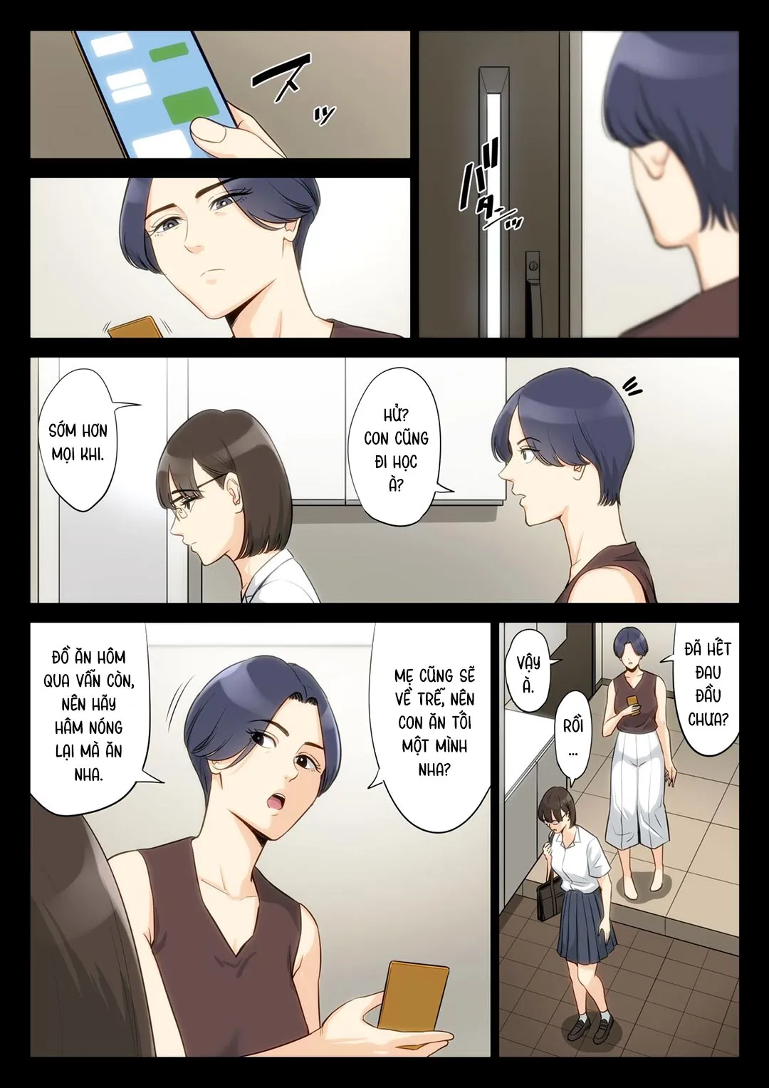 HentaiVN.net - Ảnh 31 - Tôi, mẹ và chú [Watashi, Oji, Haha.] - Chap 1