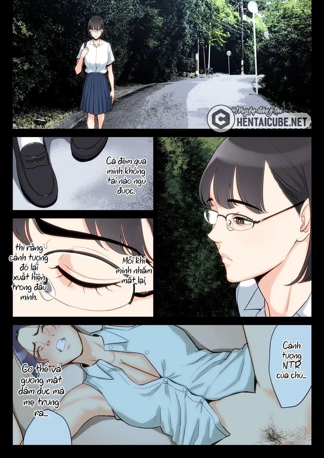 HentaiVN.net - Ảnh 32 - Tôi, mẹ và chú [Watashi, Oji, Haha.] - Chap 1