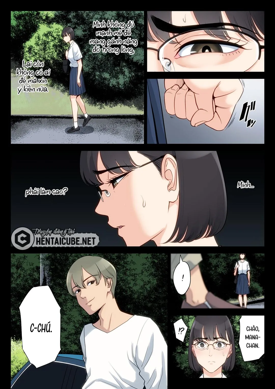 HentaiVN.net - Ảnh 33 - Tôi, mẹ và chú [Watashi, Oji, Haha.] - Chap 1