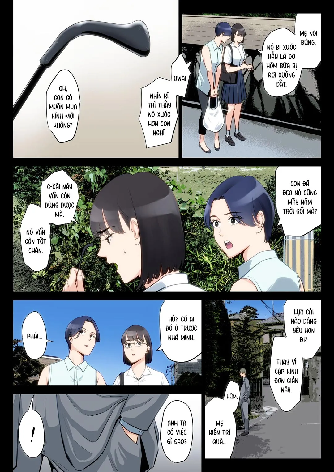 HentaiVN.net - Ảnh 7 - Tôi, mẹ và chú [Watashi, Oji, Haha.] - Chap 1