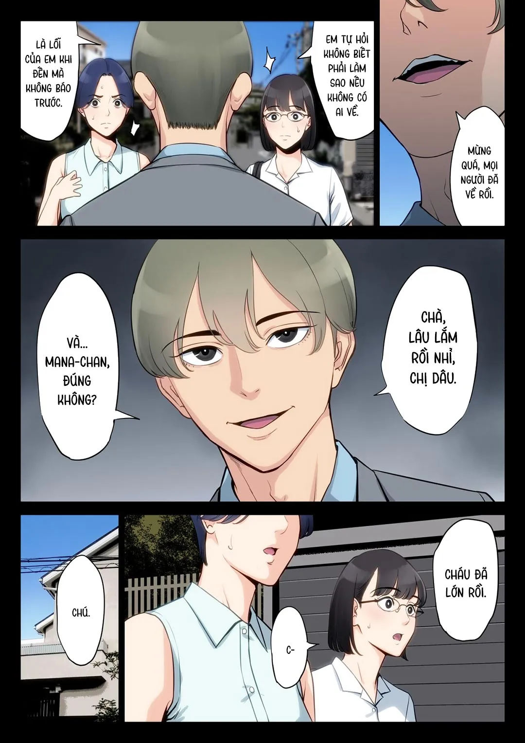 HentaiVN.net - Ảnh 8 - Tôi, mẹ và chú [Watashi, Oji, Haha.] - Chap 1