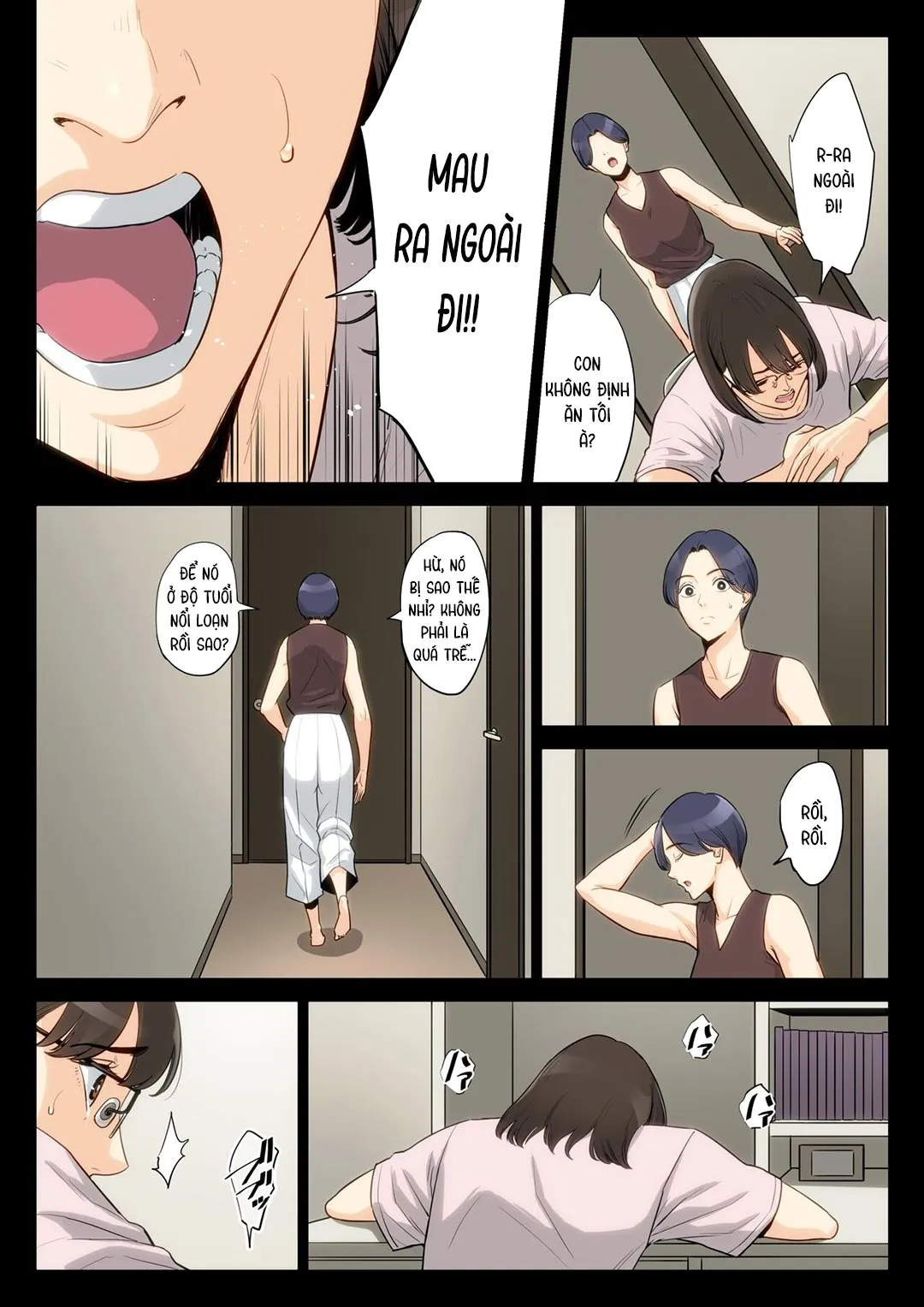 HentaiVN.net - Ảnh 13 - Tôi, mẹ và chú [Watashi, Oji, Haha.] - Chap 2