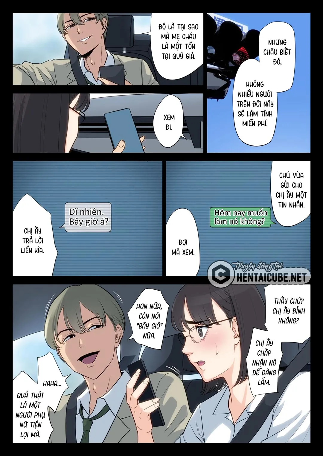 HentaiVN.net - Ảnh 19 - Tôi, mẹ và chú [Watashi, Oji, Haha.] - Chap 2