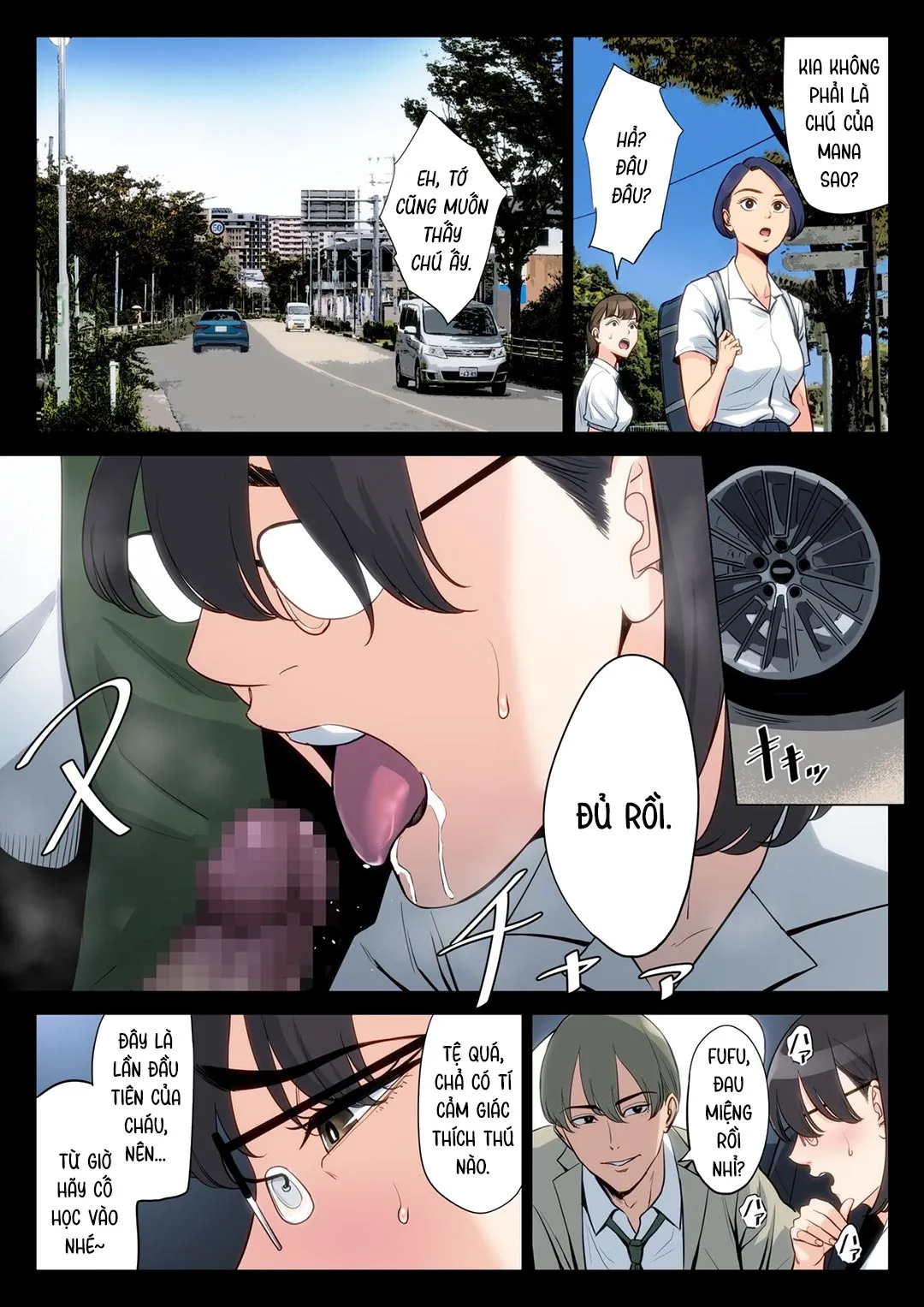 HentaiVN.net - Ảnh 26 - Tôi, mẹ và chú [Watashi, Oji, Haha.] - Chap 2