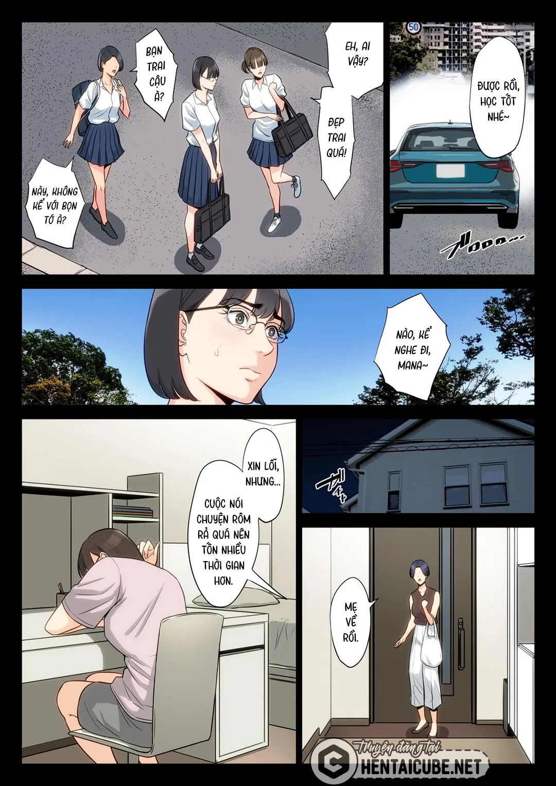 HentaiVN.net - Ảnh 7 - Tôi, mẹ và chú [Watashi, Oji, Haha.] - Chap 2