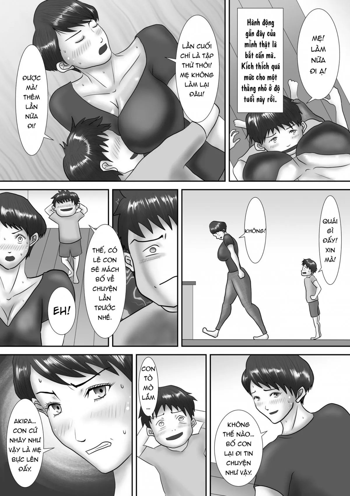 HentaiVN.net - Ảnh 20 - Hồ sơ huấn luyện bà mẹ thảm hại - Chap 1