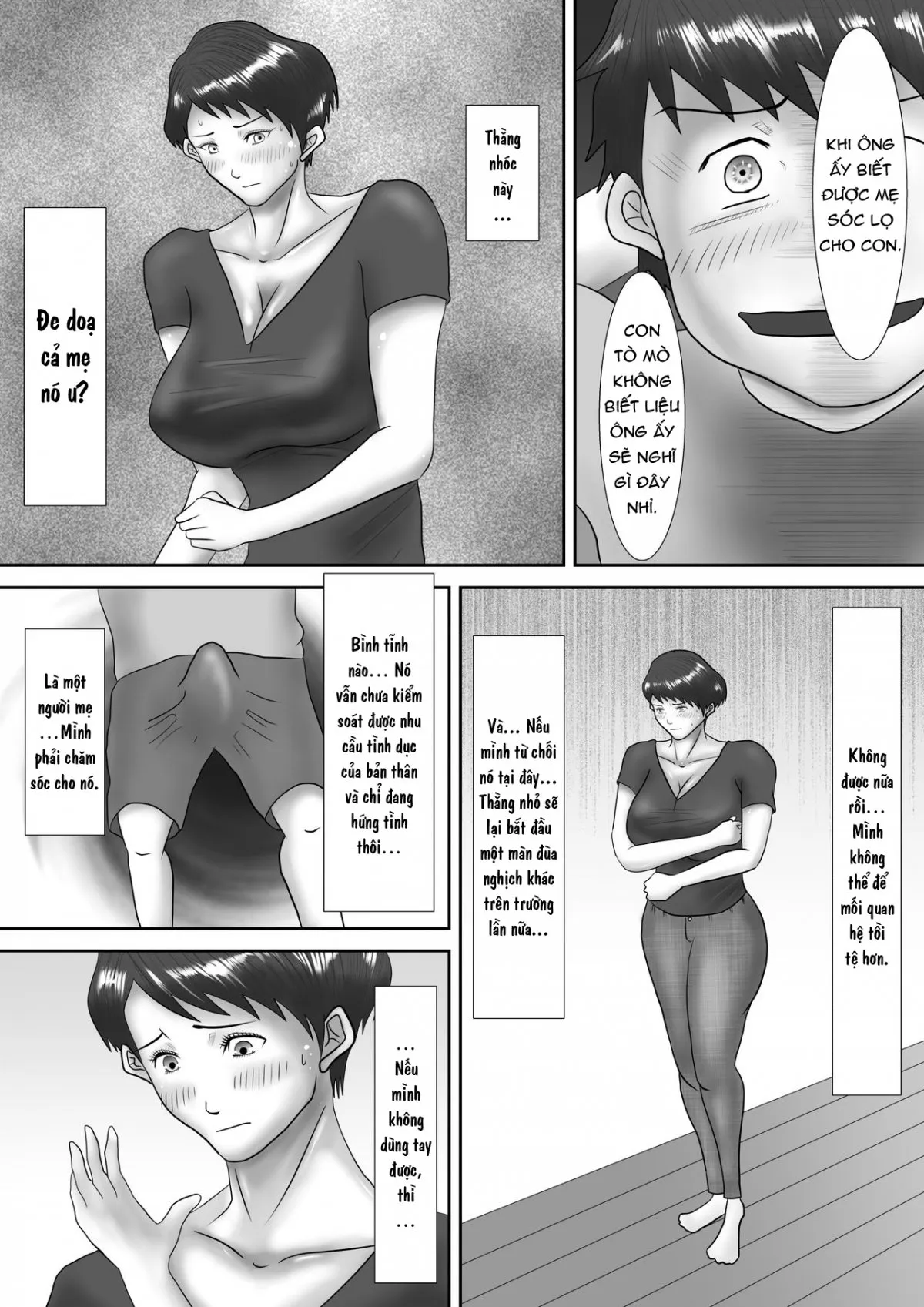 HentaiVN.net - Ảnh 21 - Hồ sơ huấn luyện bà mẹ thảm hại - Chap 1