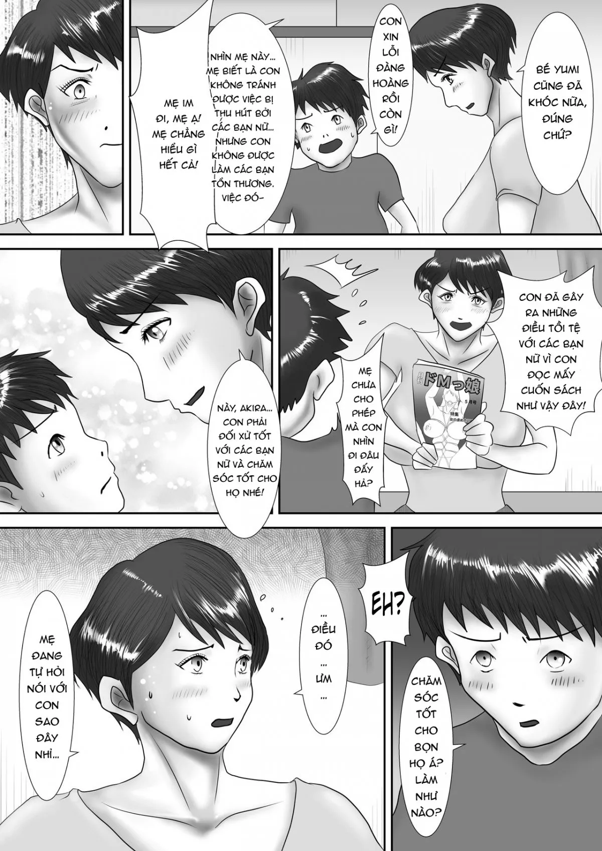 HentaiVN.net - Ảnh 8 - Hồ sơ huấn luyện bà mẹ thảm hại - Chap 1