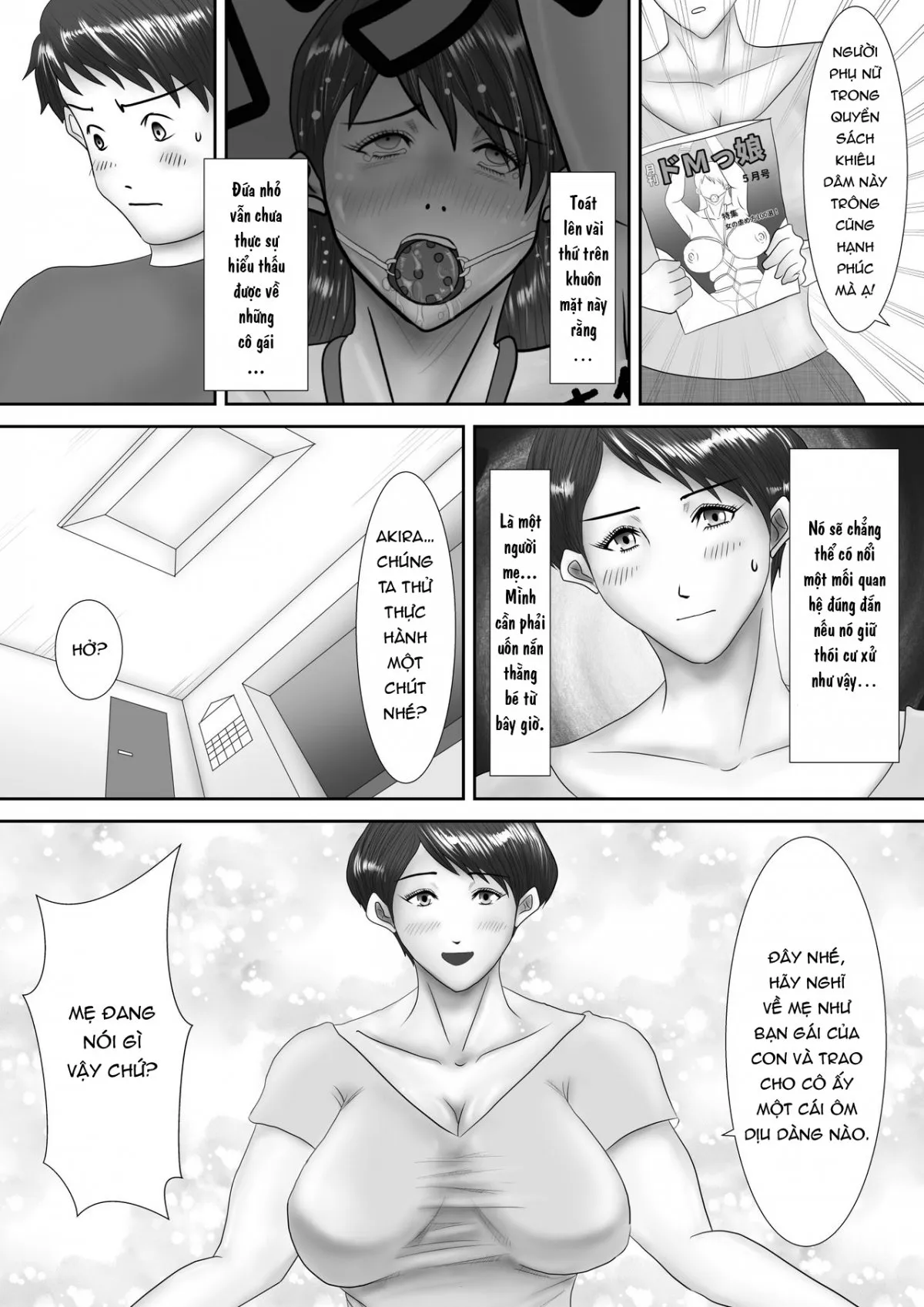 HentaiVN.net - Ảnh 9 - Hồ sơ huấn luyện bà mẹ thảm hại - Chap 1