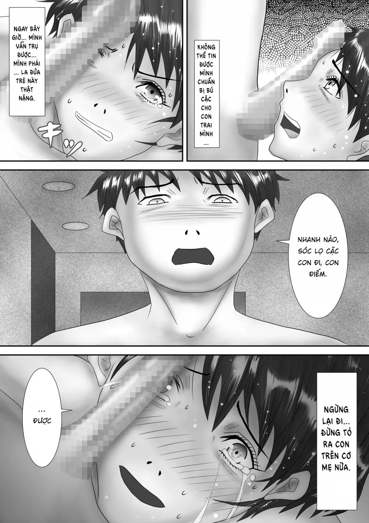 HentaiVN.net - Ảnh 9 - Hồ sơ huấn luyện bà mẹ thảm hại - Chap 2