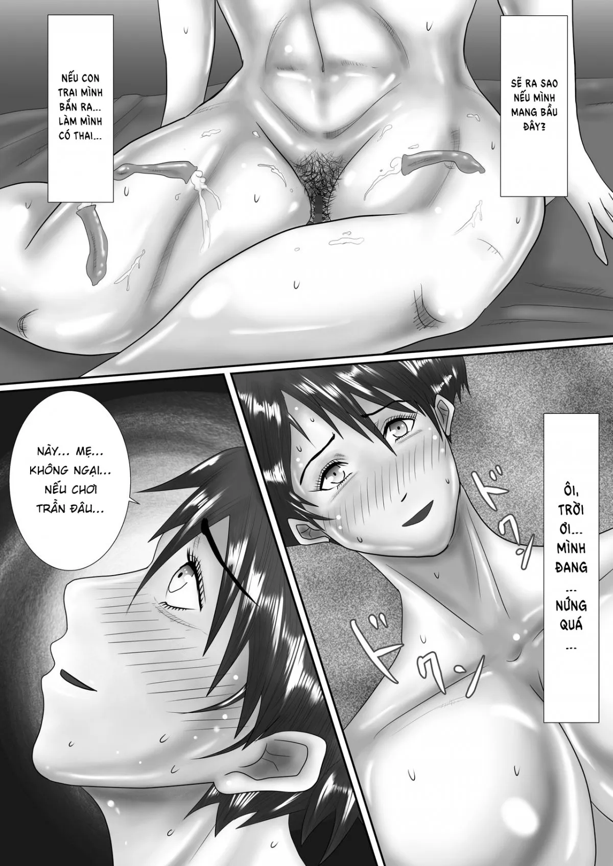 HentaiVN.net - Ảnh 10 - Hồ sơ huấn luyện bà mẹ thảm hại - Chap 3