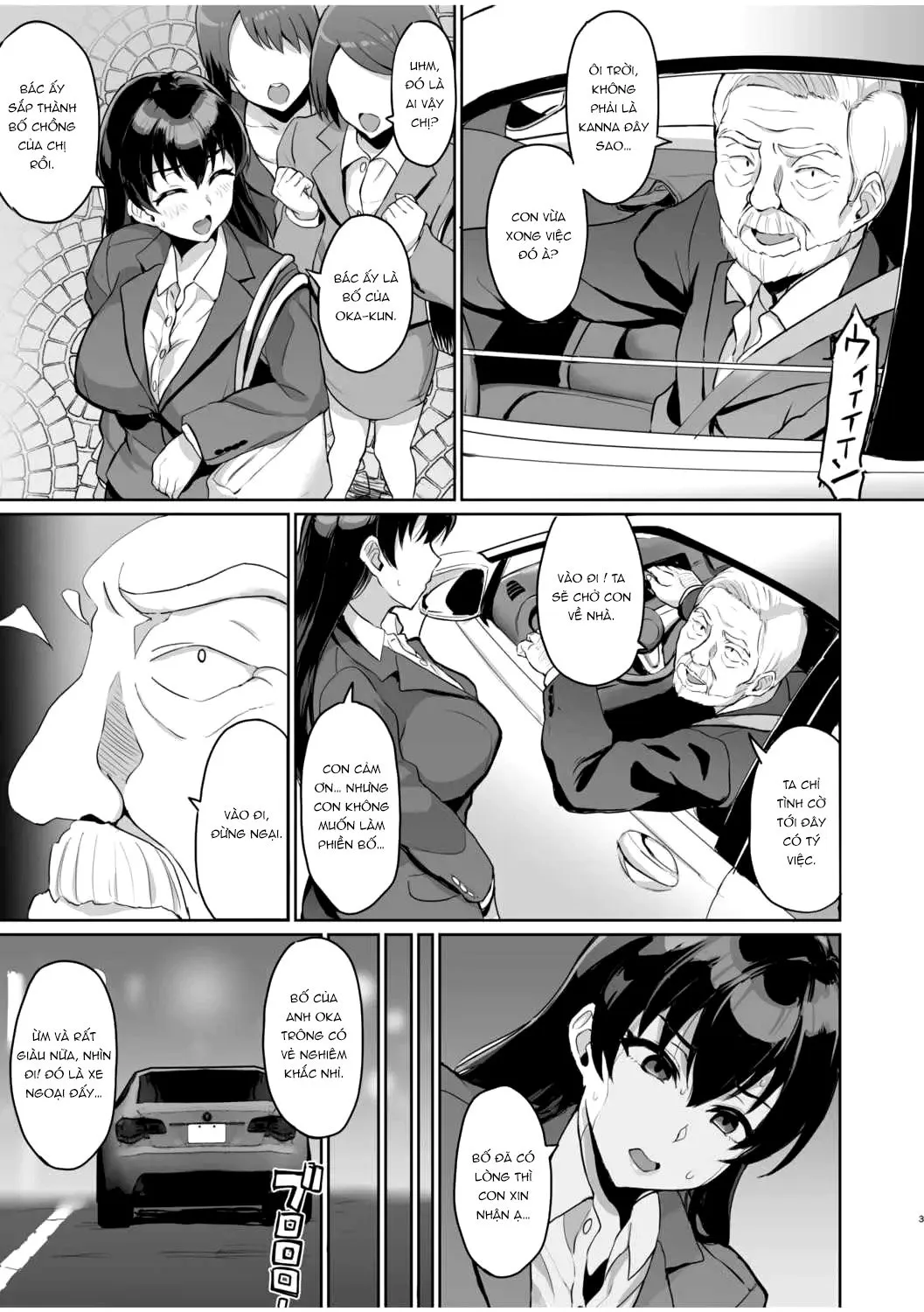 HentaiVN.net - Ảnh 3 - Moto Papakatsu Aite to no Himitsu no SEX ~Gifu Kara no Teishuku Shiken~ - Chap 2