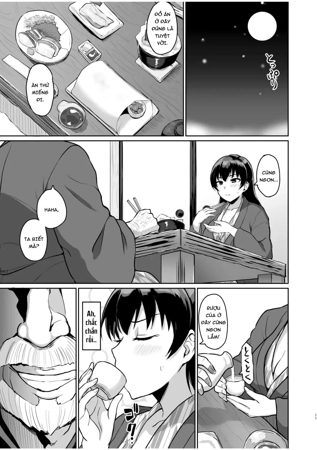 HentaiVN.net - Ảnh 12 - Moto Papakatsu Aite to no Himitsu no SEX ~Gifu Kara no Teishuku Shiken~ - Chap 4