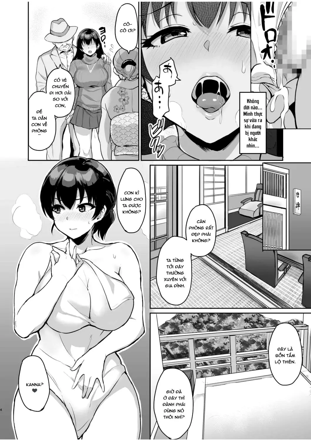 HentaiVN.net - Ảnh 5 - Moto Papakatsu Aite to no Himitsu no SEX ~Gifu Kara no Teishuku Shiken~ - Chap 4