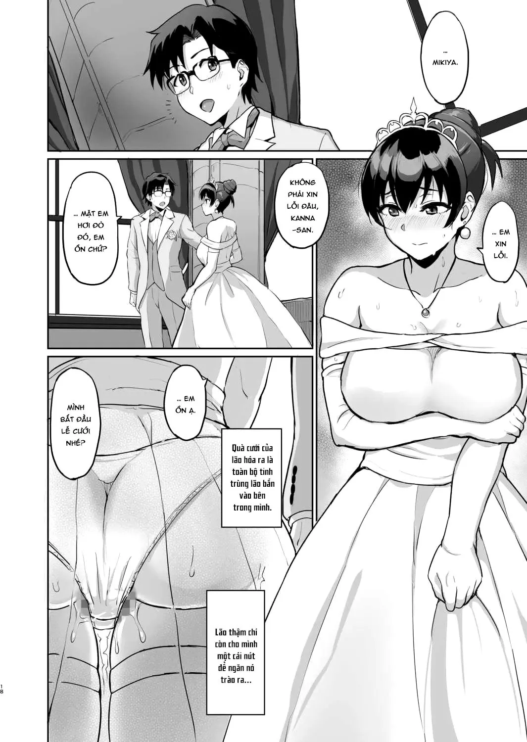HentaiVN.net - Ảnh 20 - Moto Papakatsu Aite to no Himitsu no SEX ~Gifu Kara no Teishuku Shiken~ - Chap 6