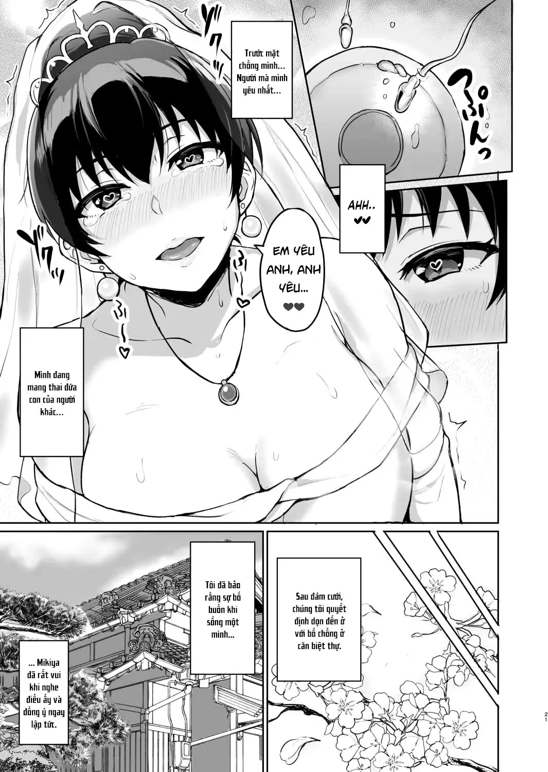 HentaiVN.net - Ảnh 23 - Moto Papakatsu Aite to no Himitsu no SEX ~Gifu Kara no Teishuku Shiken~ - Chap 6