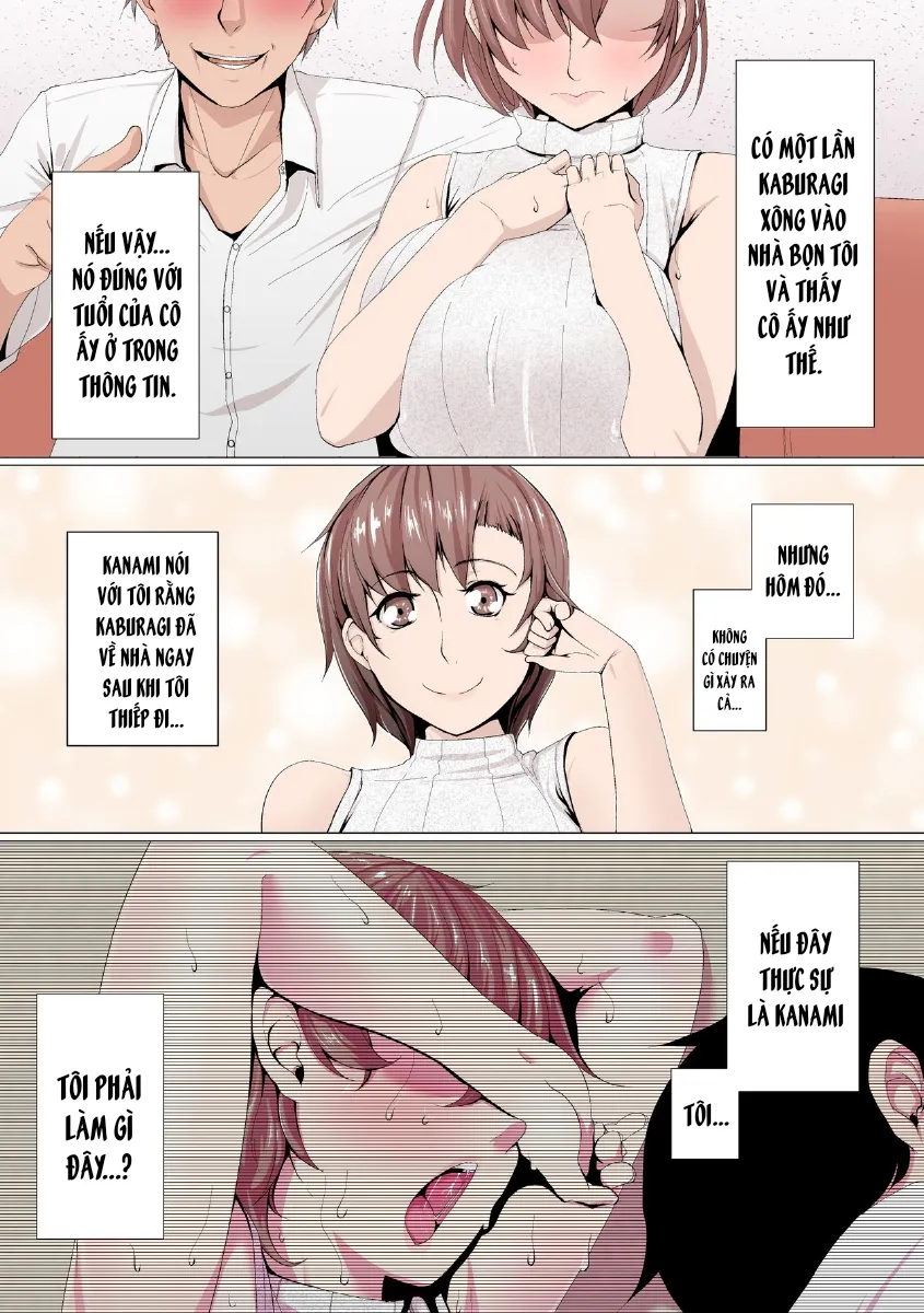 HentaiVN.net - Ảnh 9 - Oku-sama wa Aitsu no Niku Onaho ni Narimashita - Chap 1