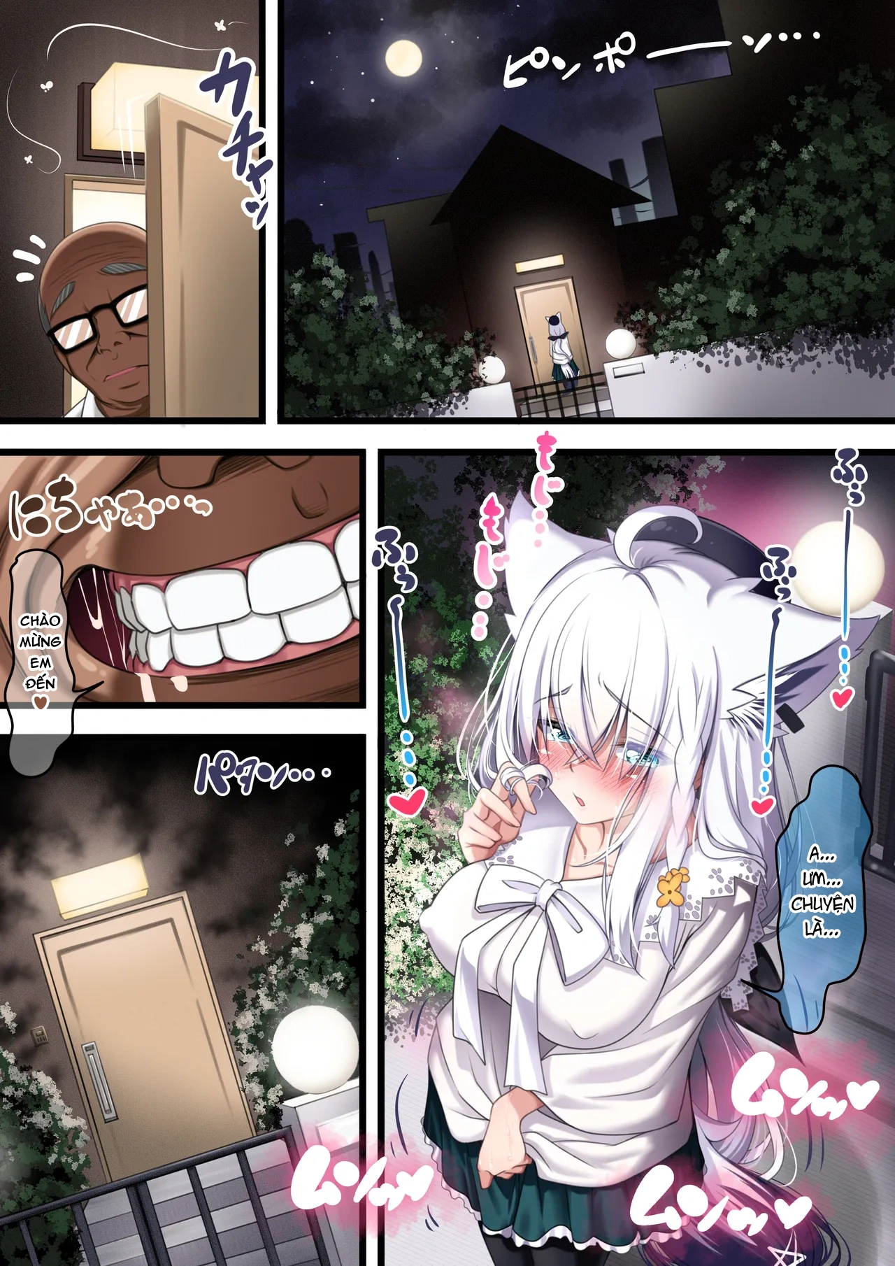 HentaiVN.net - Ảnh 11 - Vì tên bạn trai Sukonbu không thỏa mãn được Shirakami, nên là... - Chap 8