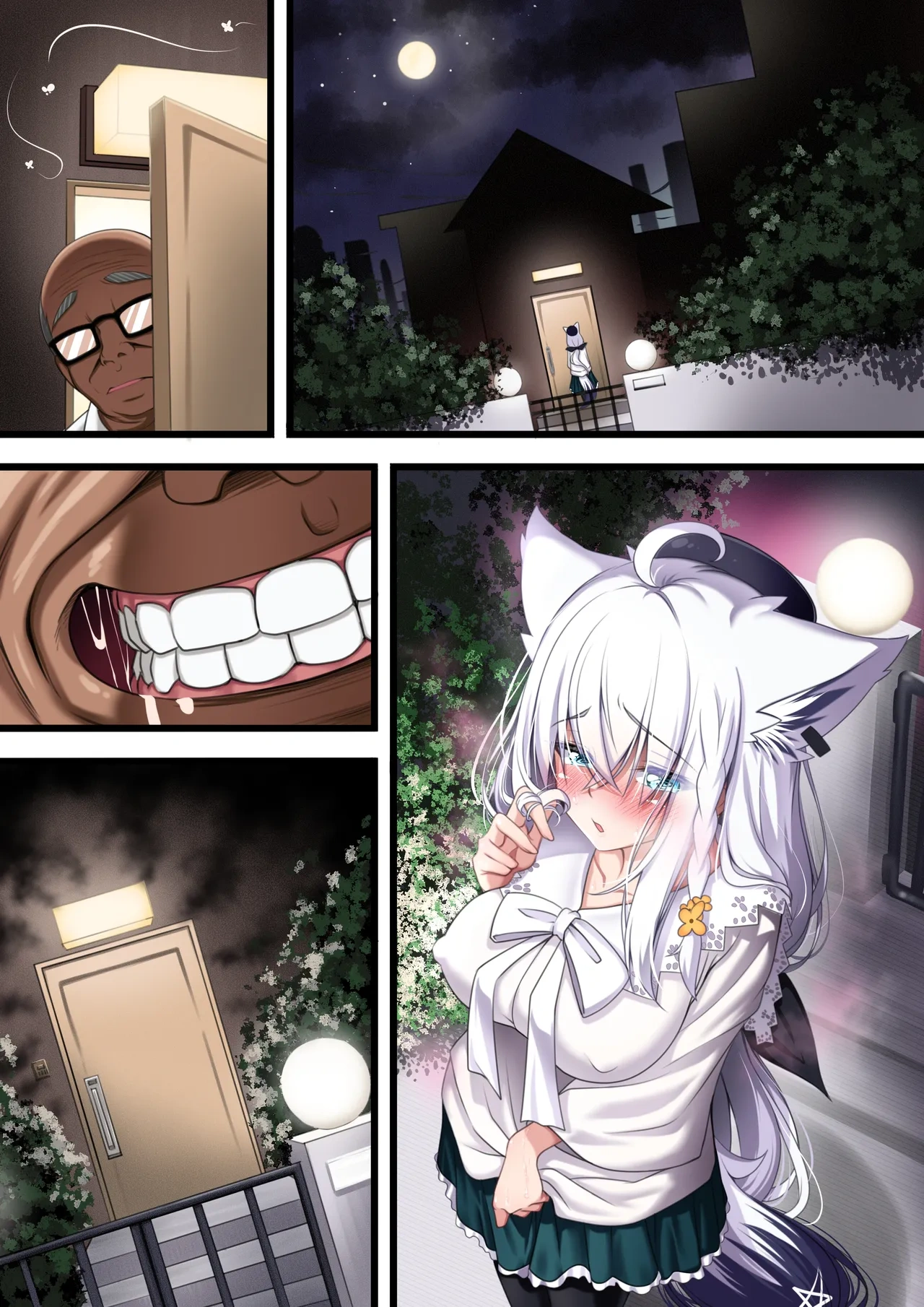 HentaiVN.net - Ảnh 33 - Vì tên bạn trai Sukonbu không thỏa mãn được Shirakami, nên là... - Chap 8